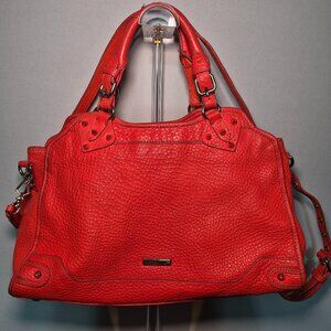 Rebecca Minkoff Desire Burnt Orange Studded pebble leather purse